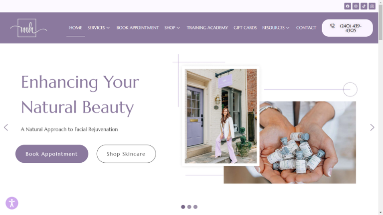 Aesthetician Website